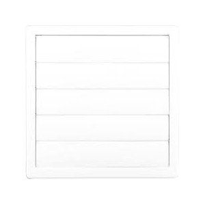 Kratka z żaluzją 170x170 100 biała